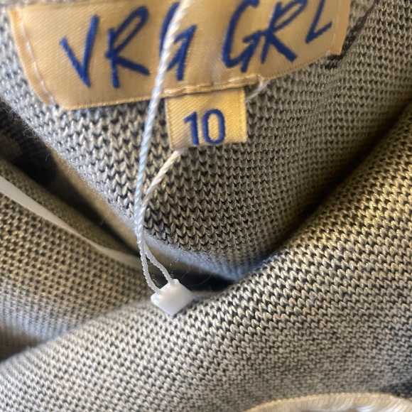 Halter cream design knit dress - Picture 2 of 5